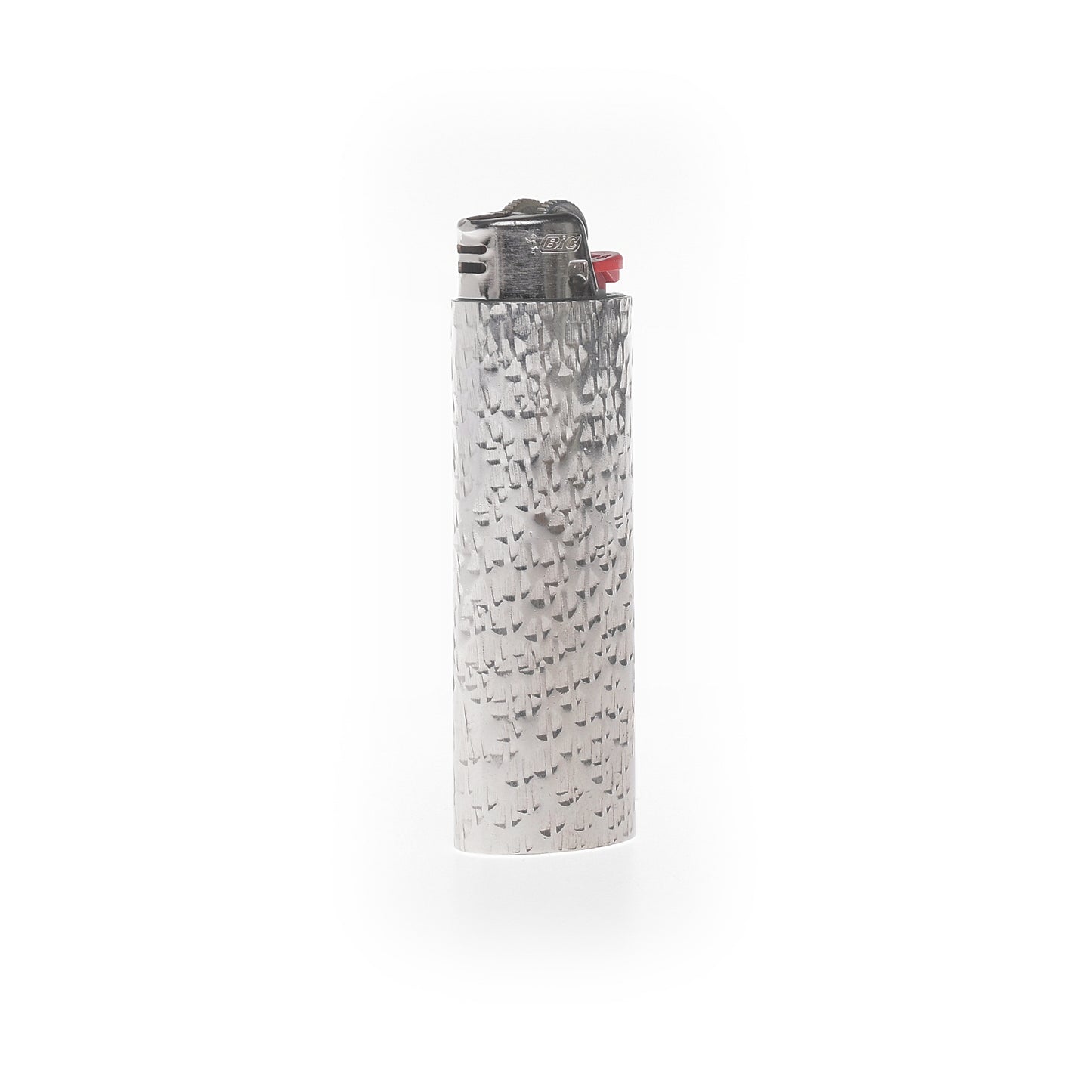 Silver Bic Lighter Sleeve